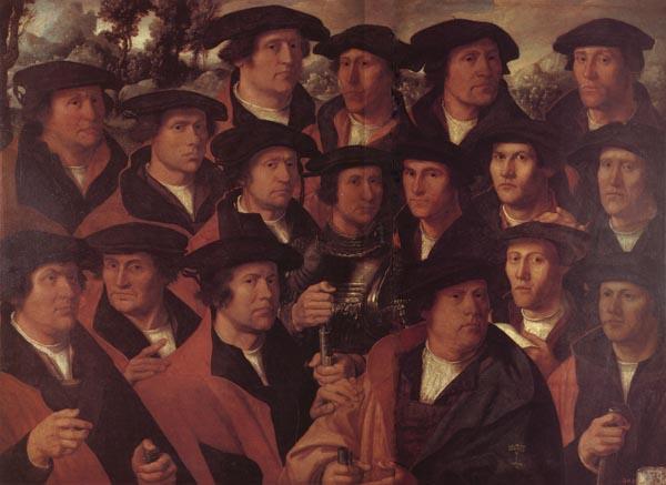 JACOBSZ, Dirck Group Portrait of the Arquebusiers of Amsterdam France oil painting art